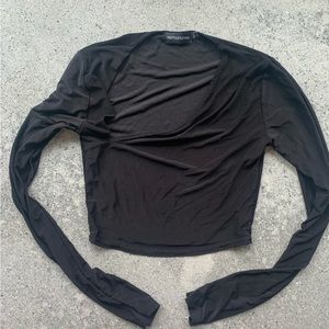 Asymmetrical Neckline Top